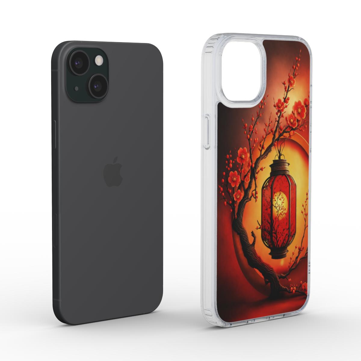 Phone Case MagSafe "Crimson Blossom Lantern – A.D.S Accessory" – A.D.S Collection