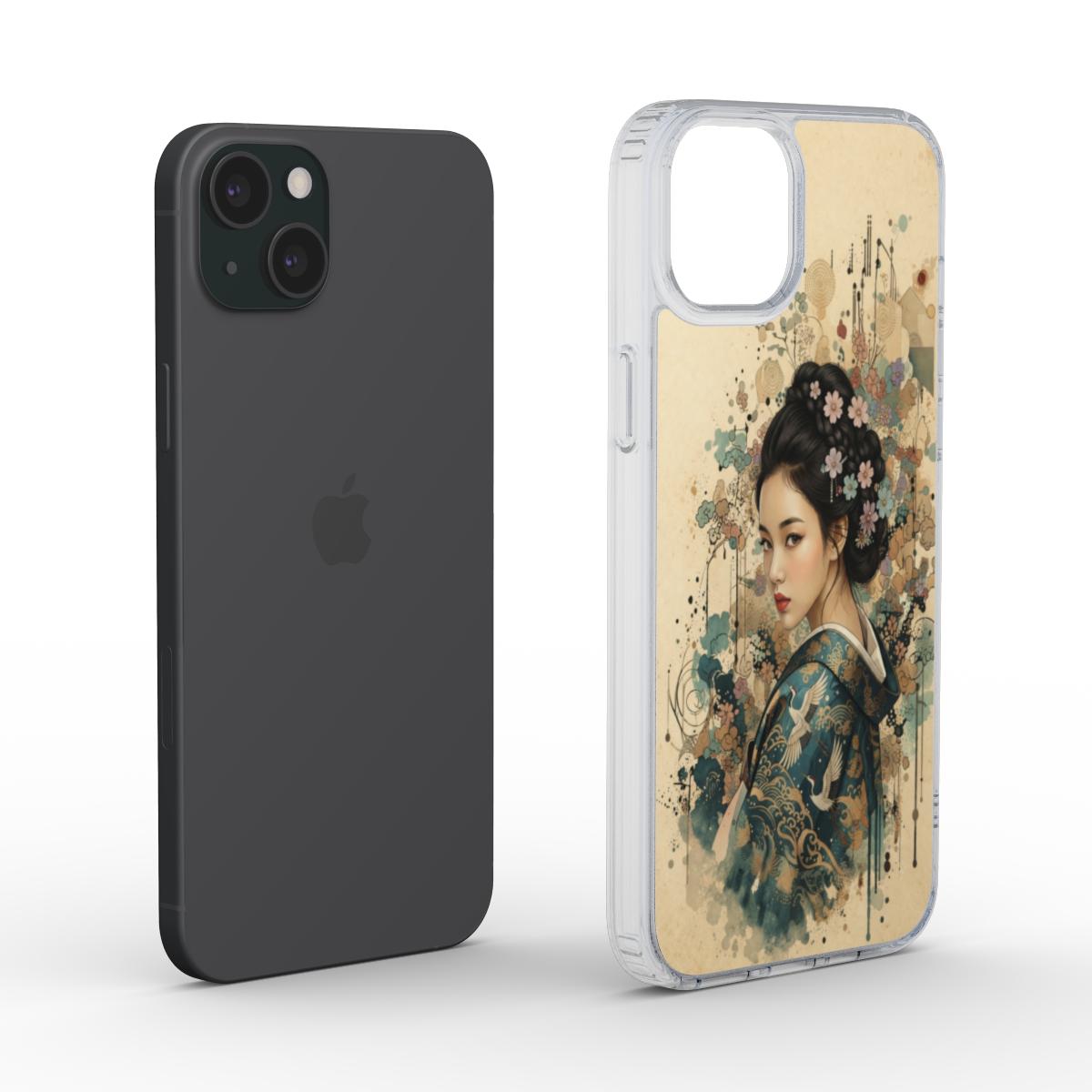 Phone Case MagSafe "Azure Geisha Elegance – A.D.S Accessory" – A.D.S Collection