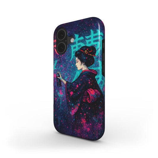 Phone Case "Geisha Graffiti – A.D.S Accessory" – A.D.S Collection