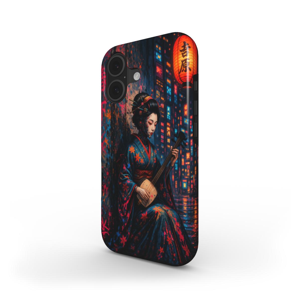 Phone Case "Neon Geisha Melody – A.D.S Accessory" – A.D.S Collection