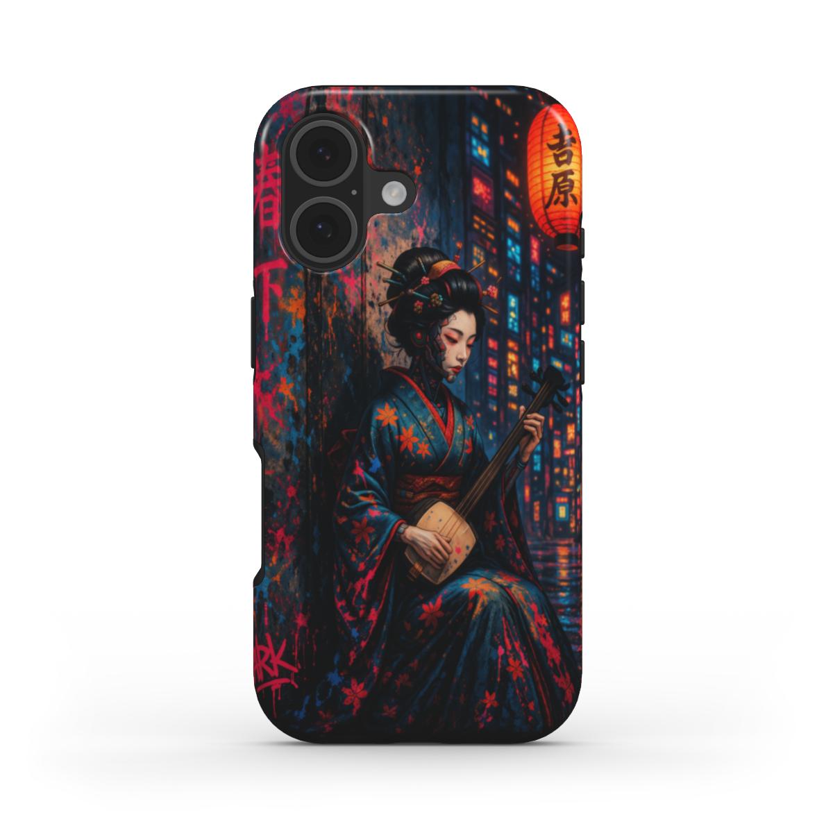Phone Case "Neon Geisha Melody – A.D.S Accessory" – A.D.S Collection