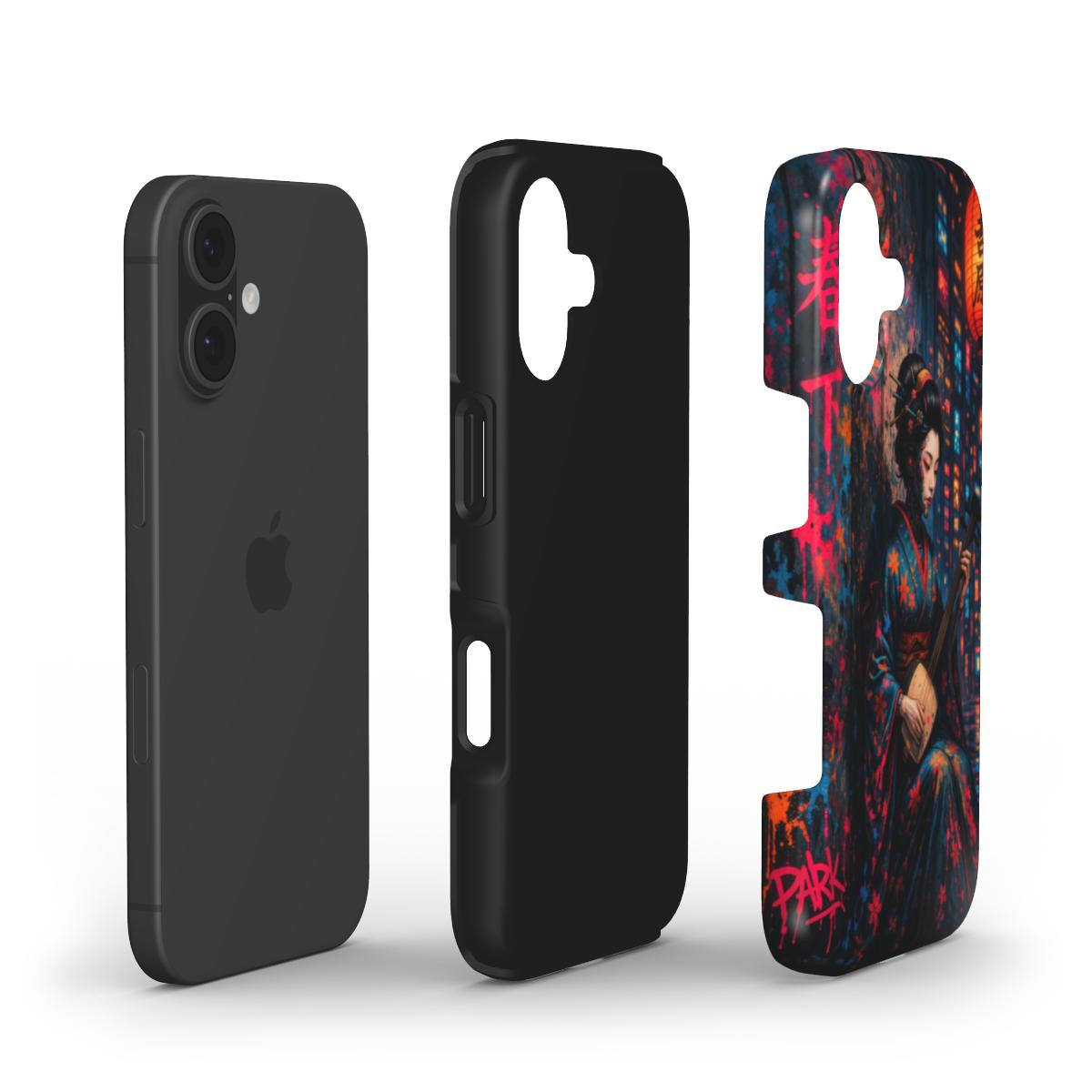 Phone Case "Neon Geisha Melody – A.D.S Accessory" – A.D.S Collection