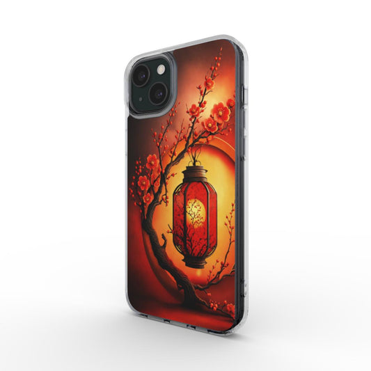 Phone Case MagSafe "Crimson Blossom Lantern – A.D.S Accessory" – A.D.S Collection
