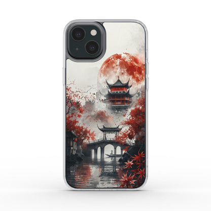 Phone Case MagSafe "Crimson Moon Sanctuary – A.D.S Accessory" – A.D.S Collection