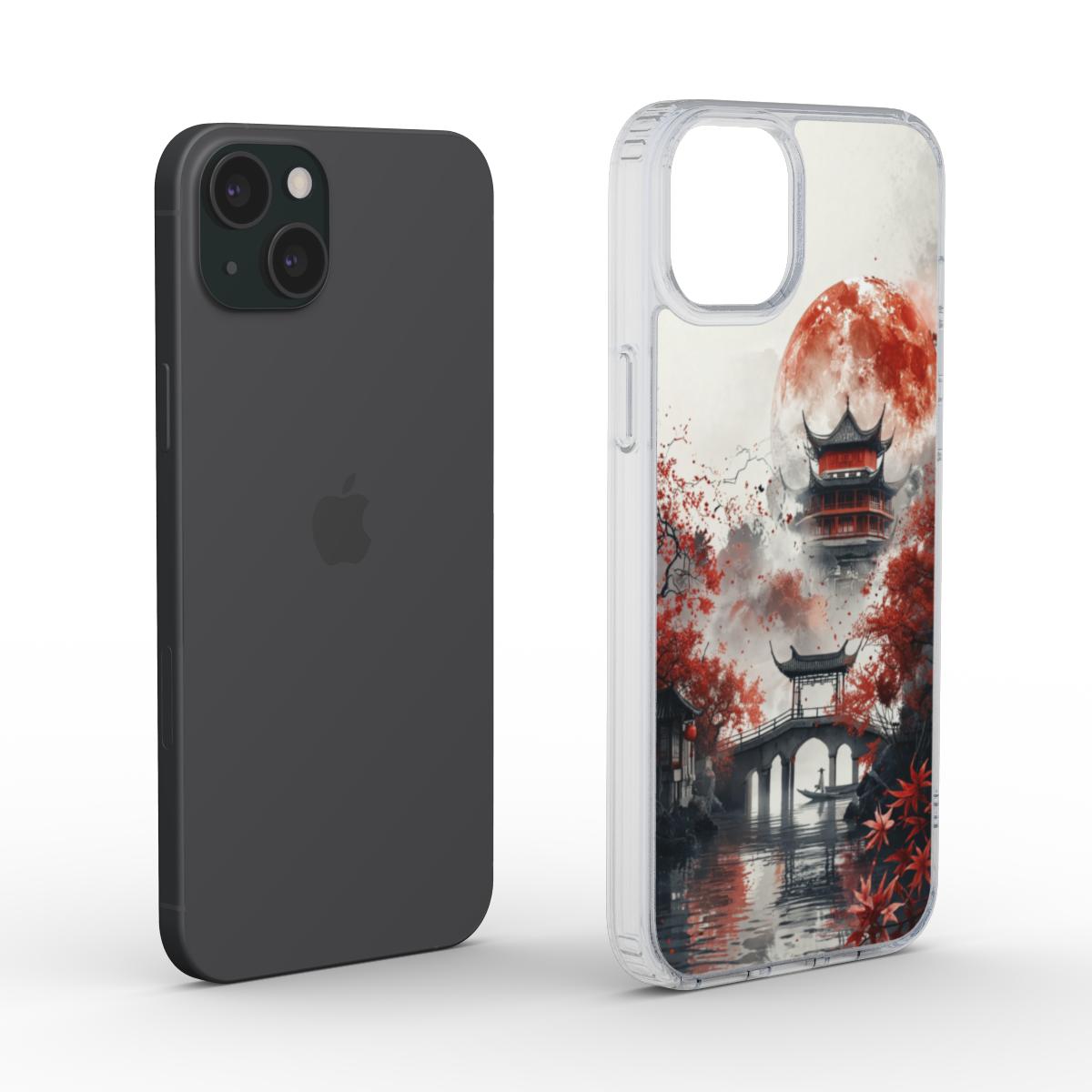 Phone Case MagSafe "Crimson Moon Sanctuary – A.D.S Accessory" – A.D.S Collection