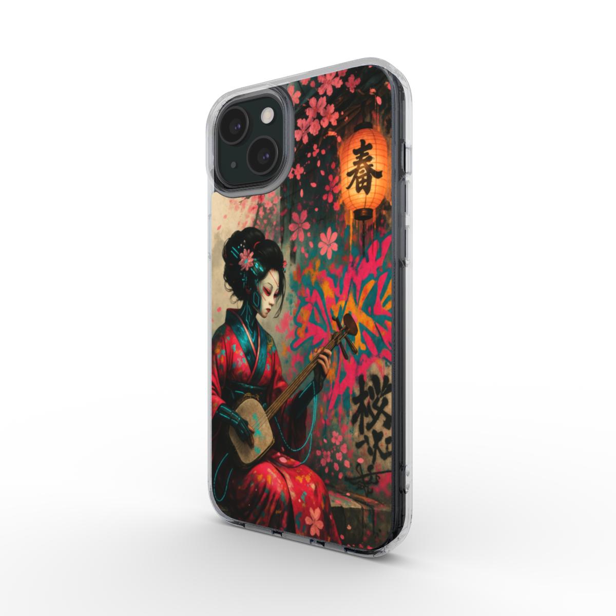 Phone Case MagSafe "Geisha Cyberpunk Sakura – A.D.S Accessory" – A.D.S Collection