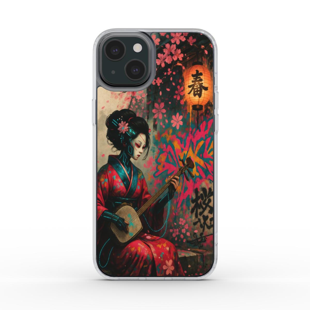 Phone Case MagSafe "Geisha Cyberpunk Sakura – A.D.S Accessory" – A.D.S Collection