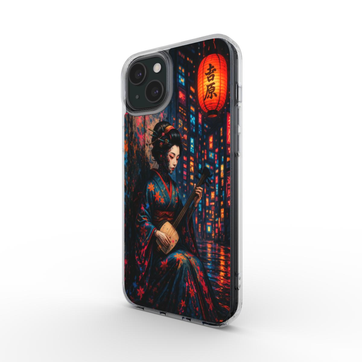 Phone Case MagSafe "Neon Geisha Melody – A.D.S Accessory" – A.D.S Collection