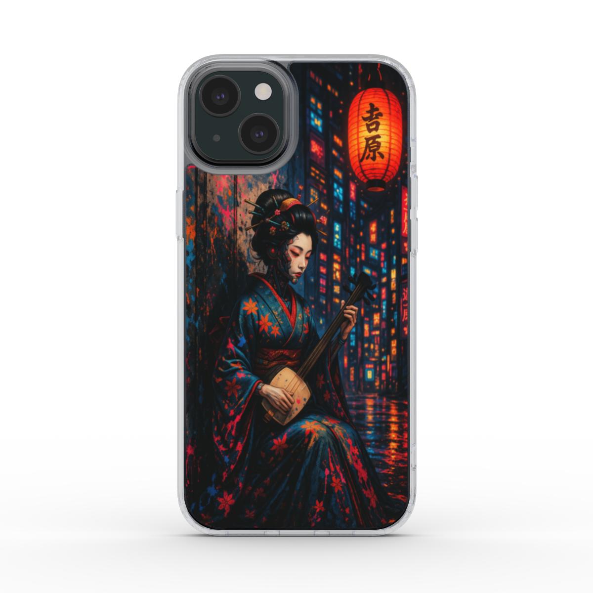 Phone Case MagSafe "Neon Geisha Melody – A.D.S Accessory" – A.D.S Collection