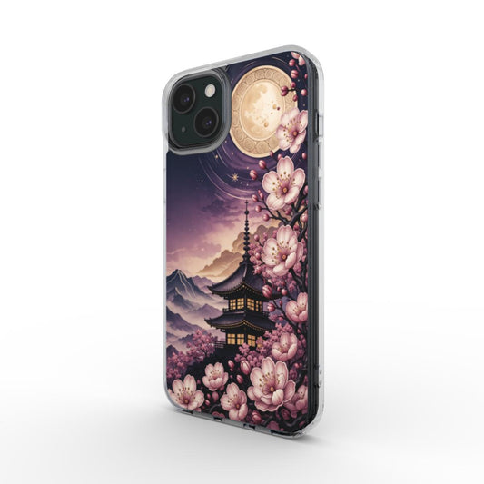Phone Case MagSafe "Moonlit Sakura Temple – A.D.S Accessory" – A.D.S Collection