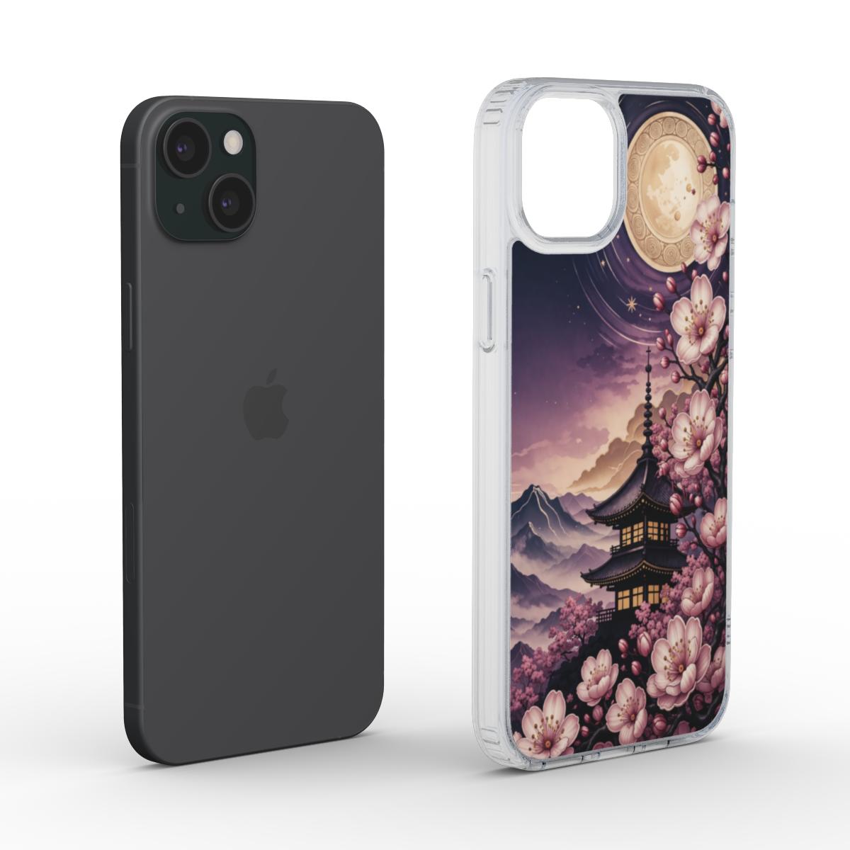 Phone Case MagSafe "Moonlit Sakura Temple – A.D.S Accessory" – A.D.S Collection