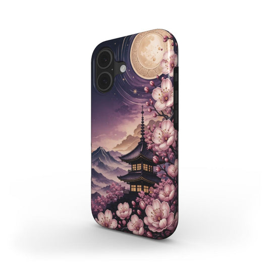 Phone Case "Moonlit Sakura Temple – A.D.S Accessory" – A.D.S Collection