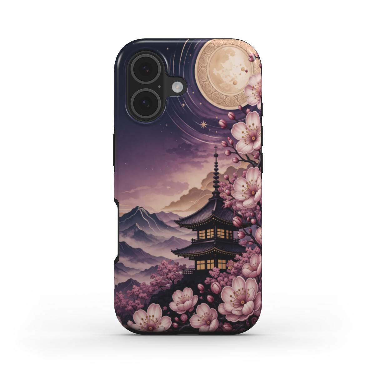 Phone Case "Moonlit Sakura Temple – A.D.S Accessory" – A.D.S Collection