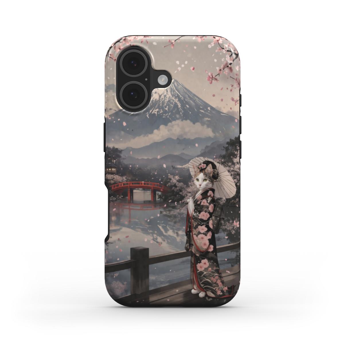Phone Case "Snow Sakura Cat – A.D.S Accessory" – A.D.S Collection