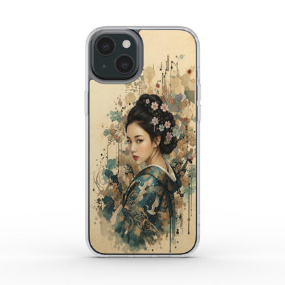 Phone Case MagSafe "Azure Geisha Elegance – A.D.S Accessory" – A.D.S Collection