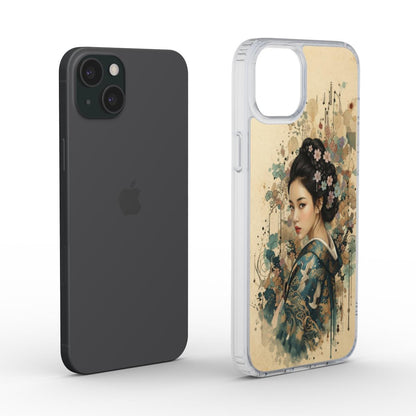 Phone Case MagSafe "Azure Geisha Elegance – A.D.S Accessory" – A.D.S Collection