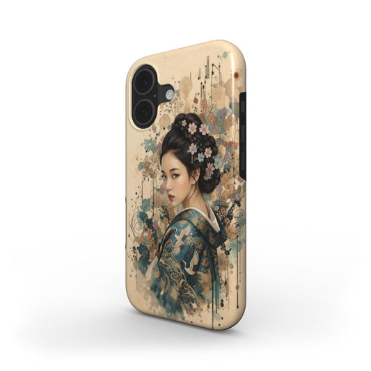 Phone Case "Azure Geisha Elegance – A.D.S Accessory" – A.D.S Collection
