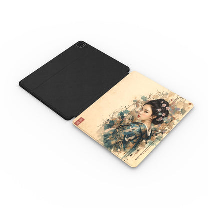 Apple iPad Case "Azure Geisha Elegance – A.D.S Accessory" – A.D.S Collection