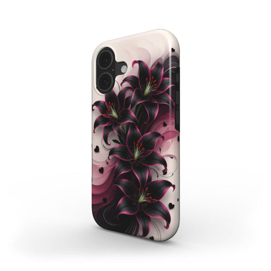 Phone Case "Velvet Midnight Lily – A.D.S Accessory" – A.D.S Collection