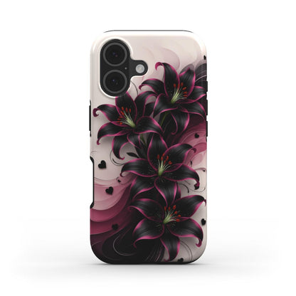 Phone Case "Velvet Midnight Lily – A.D.S Accessory" – A.D.S Collection