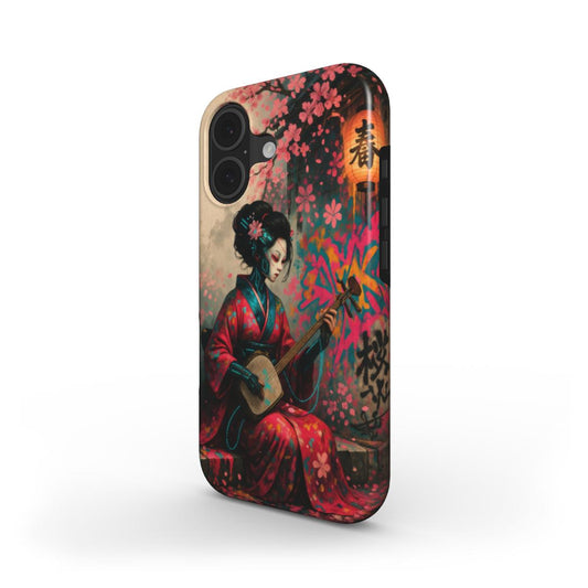 Phone Case "Geisha Cyberpunk Sakura – A.D.S Accessory" – A.D.S Collection
