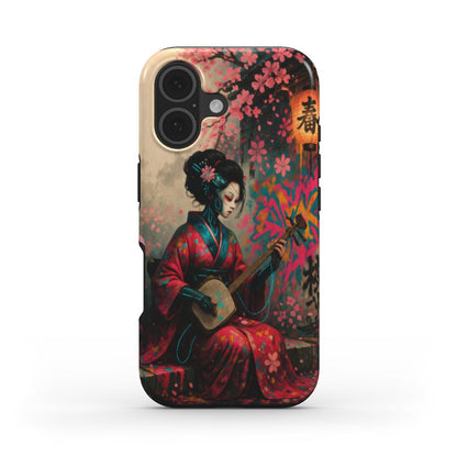 Phone Case "Geisha Cyberpunk Sakura – A.D.S Accessory" – A.D.S Collection