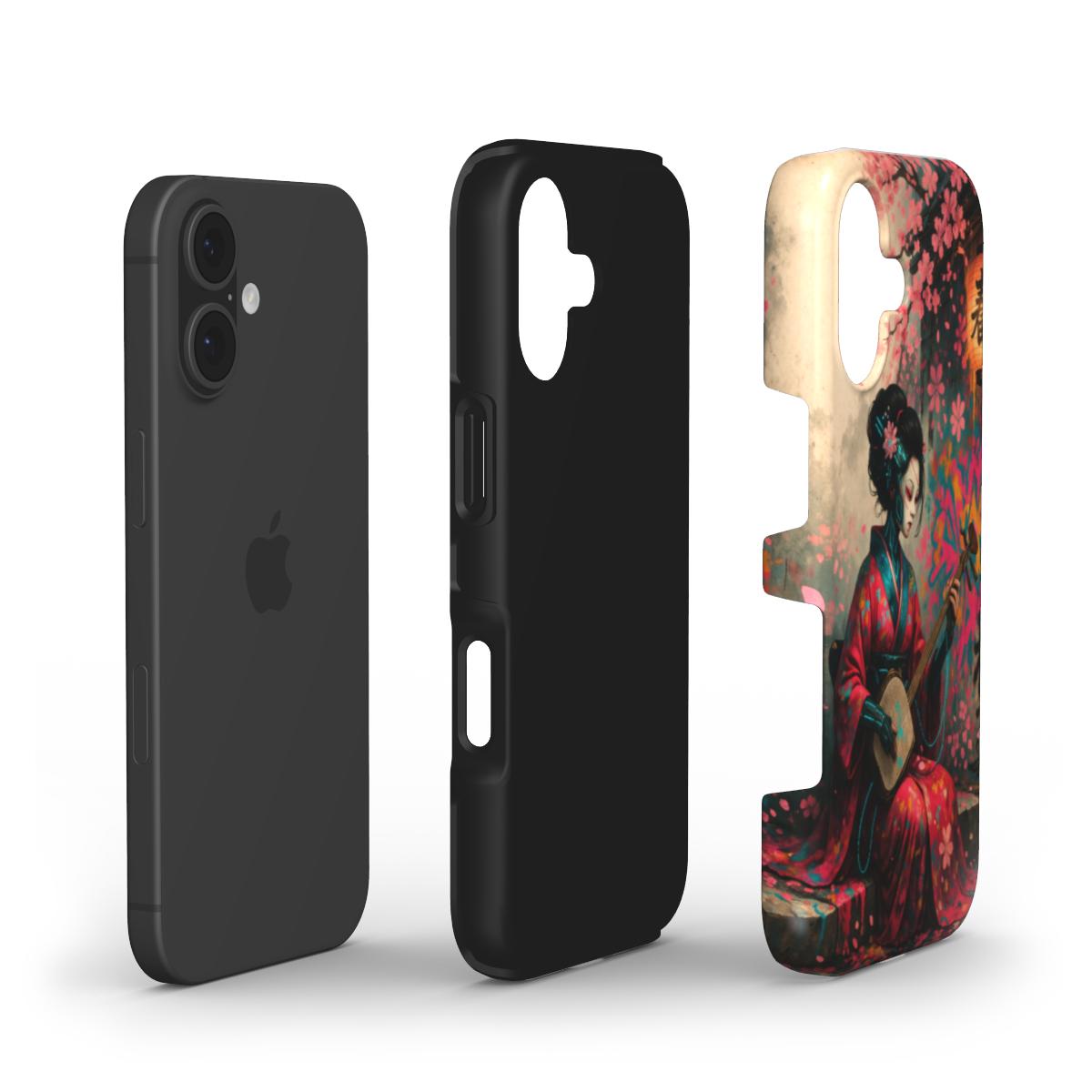 Phone Case "Geisha Cyberpunk Sakura – A.D.S Accessory" – A.D.S Collection
