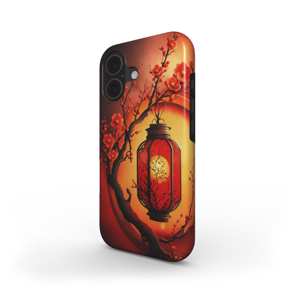 Phone Case "Crimson Blossom Lantern – A.D.S Accessory" – A.D.S Collection