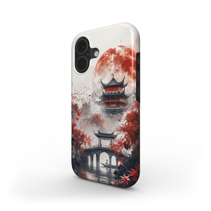 Phone Case "Crimson Moon Sanctuary – A.D.S Accessory" – A.D.S Collection