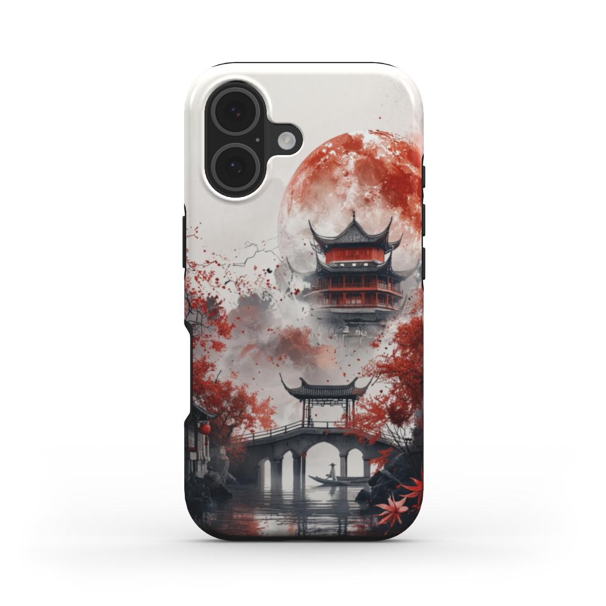 Phone Case "Crimson Moon Sanctuary – A.D.S Accessory" – A.D.S Collection